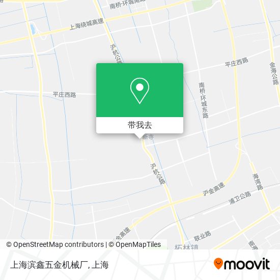 上海滨鑫五金机械厂地图