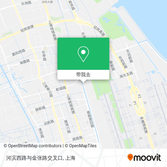 河滨西路与金张路交叉口地图