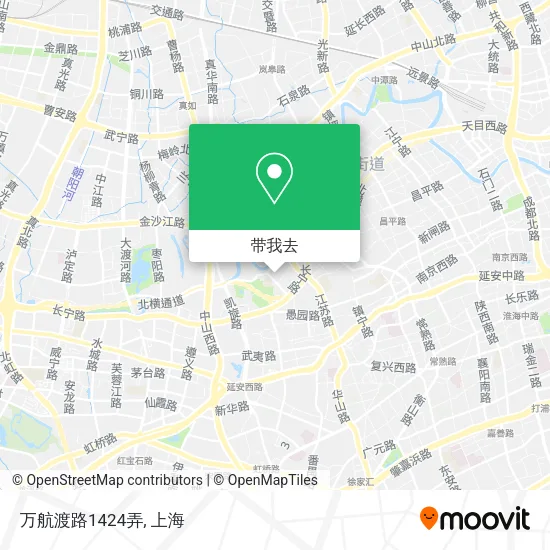 万航渡路1424弄地图