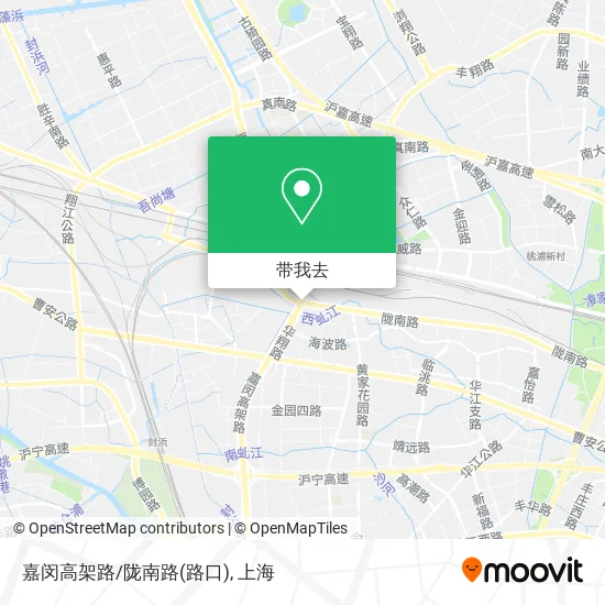 嘉闵高架路/陇南路(路口)地图
