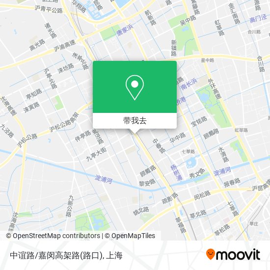 中谊路/嘉闵高架路(路口)地图