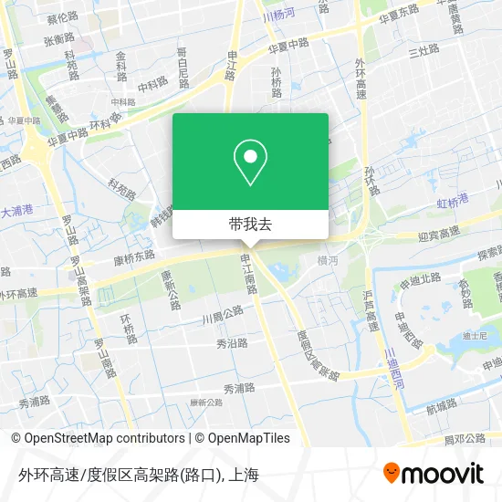 外环高速/度假区高架路(路口)地图