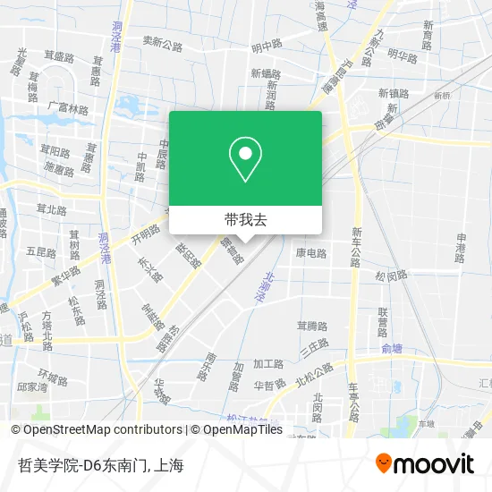 哲美学院-D6东南门地图