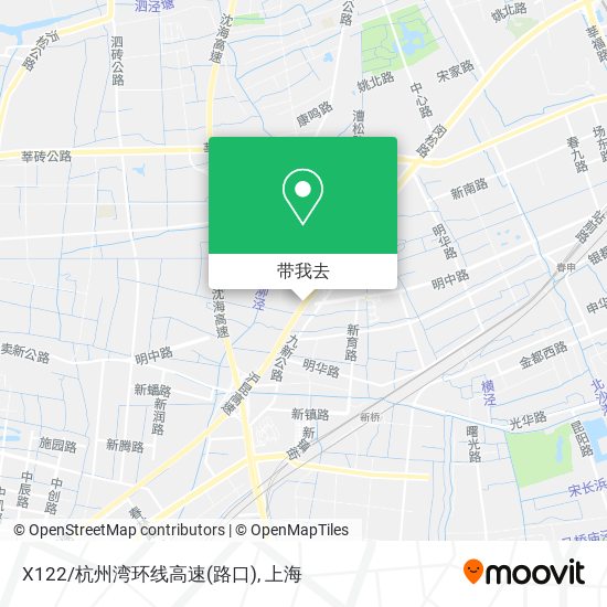 X122/杭州湾环线高速(路口)地图