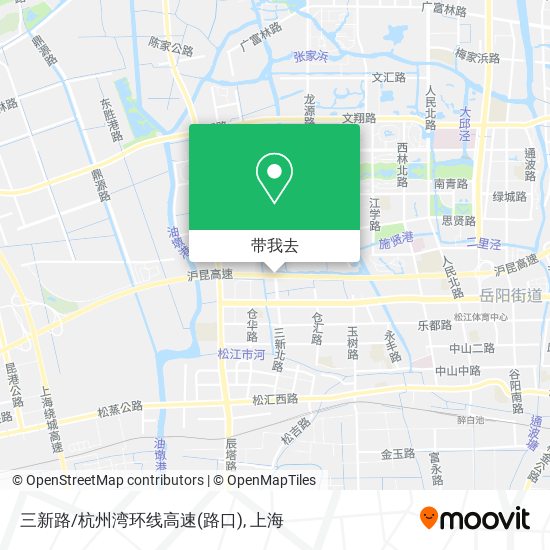 三新路/杭州湾环线高速(路口)地图