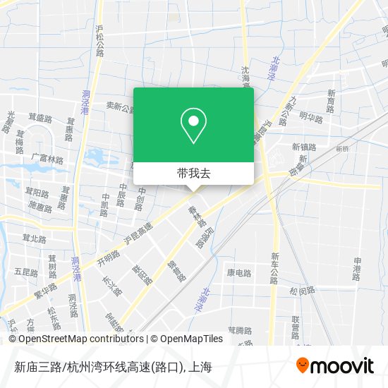 新庙三路/杭州湾环线高速(路口)地图