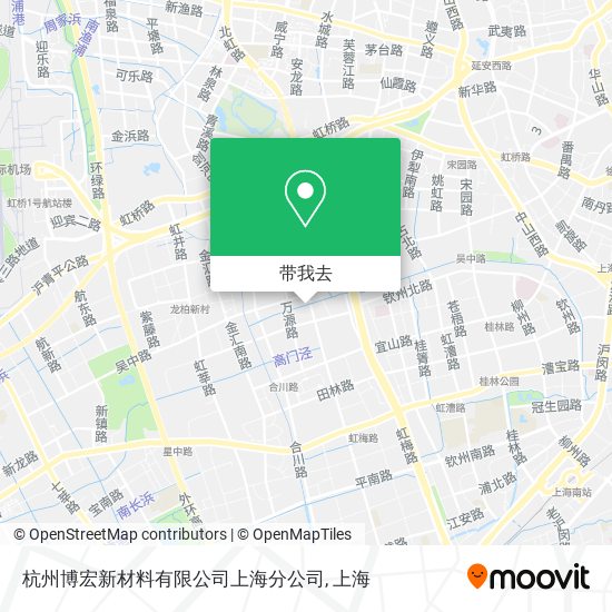 杭州博宏新材料有限公司上海分公司地图