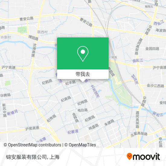 锦安服装有限公司地图