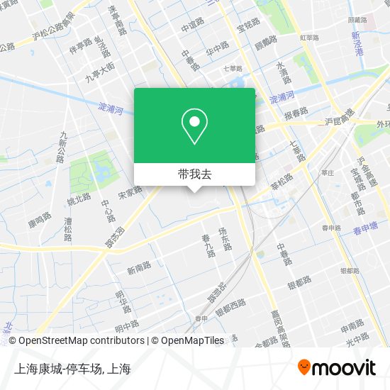 上海康城-停车场地图