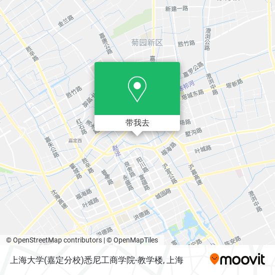 上海大学(嘉定分校)悉尼工商学院-教学楼地图