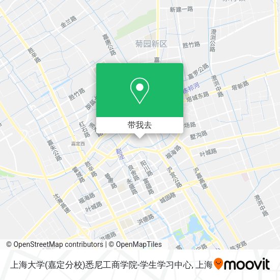 上海大学(嘉定分校)悉尼工商学院-学生学习中心地图