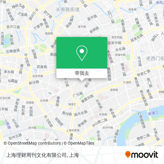 上海理财周刊文化有限公司地图
