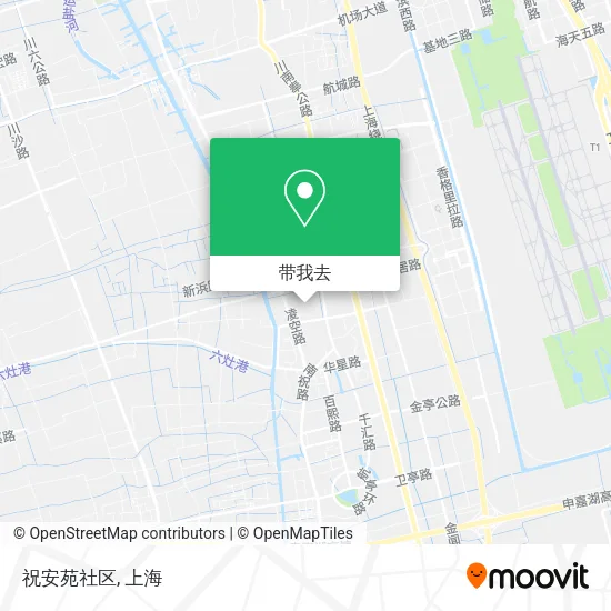 祝安苑社区地图