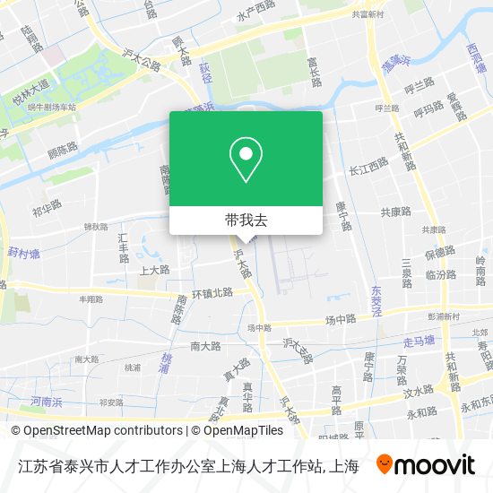 江苏省泰兴市人才工作办公室上海人才工作站地图