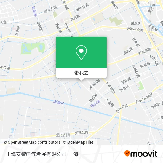 上海安智电气发展有限公司地图
