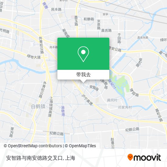 安智路与南安德路交叉口地图