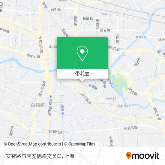 安智路与南安德路交叉口地图