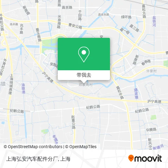 上海弘安汽车配件分厂地图