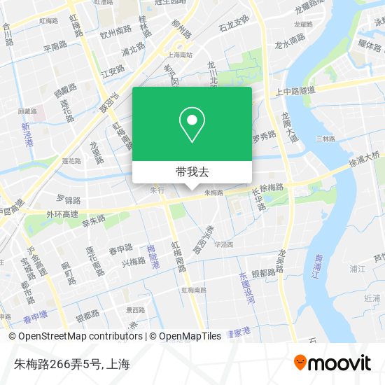 朱梅路266弄5号地图