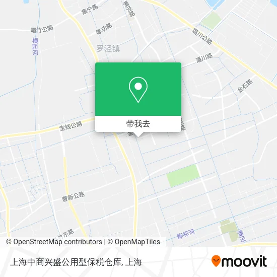 上海中商兴盛公用型保税仓库地图