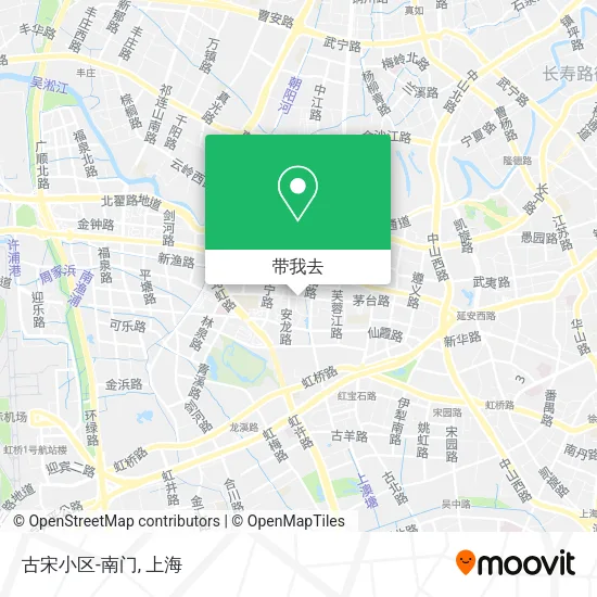 古宋小区-南门地图