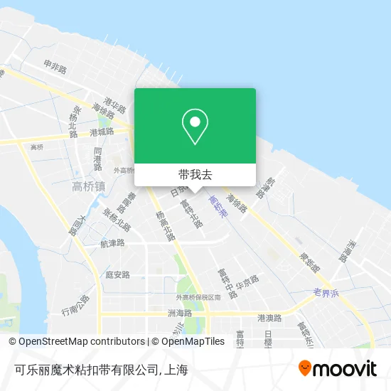 可乐丽魔术粘扣带有限公司地图