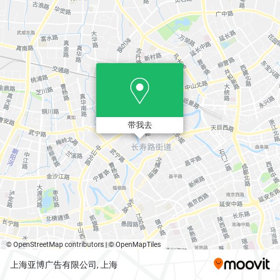 上海亚博广告有限公司地图