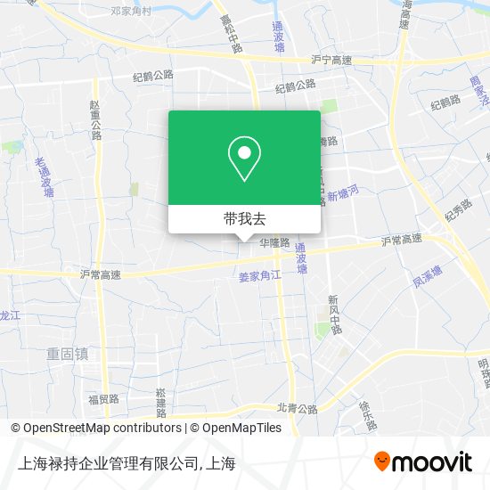 上海禄持企业管理有限公司地图