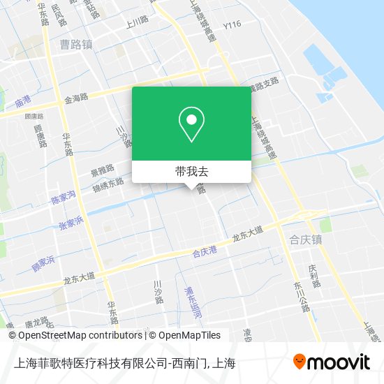 上海菲歌特医疗科技有限公司-西南门地图