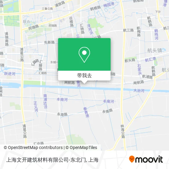 上海文开建筑材料有限公司-东北门地图