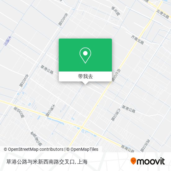 草港公路与米新西南路交叉口地图