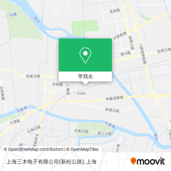 上海三木电子有限公司(新松公路)地图
