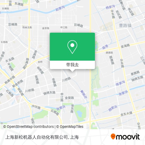 上海新松机器人自动化有限公司地图