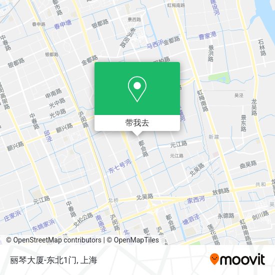 丽琴大厦-东北1门地图
