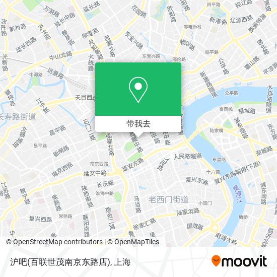 沪吧(百联世茂南京东路店)地图
