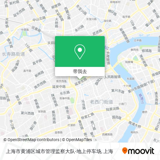 上海市黄浦区城市管理监察大队-地上停车场地图
