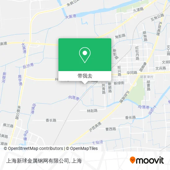 上海新球金属钢网有限公司地图