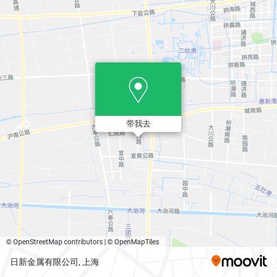 日新金属有限公司地图