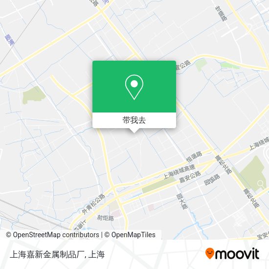 上海嘉新金属制品厂地图