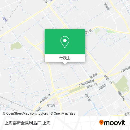 上海嘉新金属制品厂地图