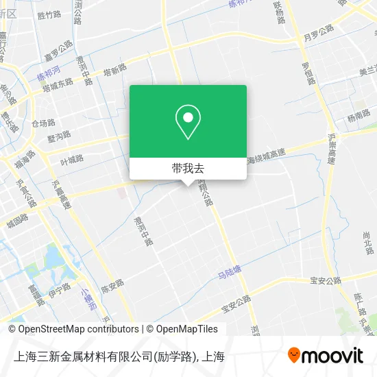 上海三新金属材料有限公司(励学路)地图