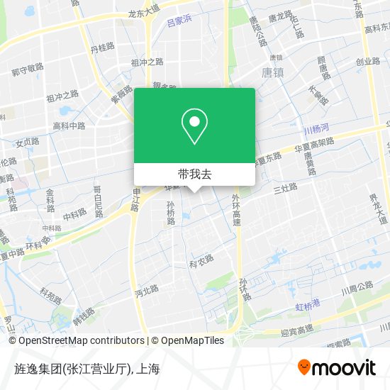 旌逸集团(张江营业厅)地图