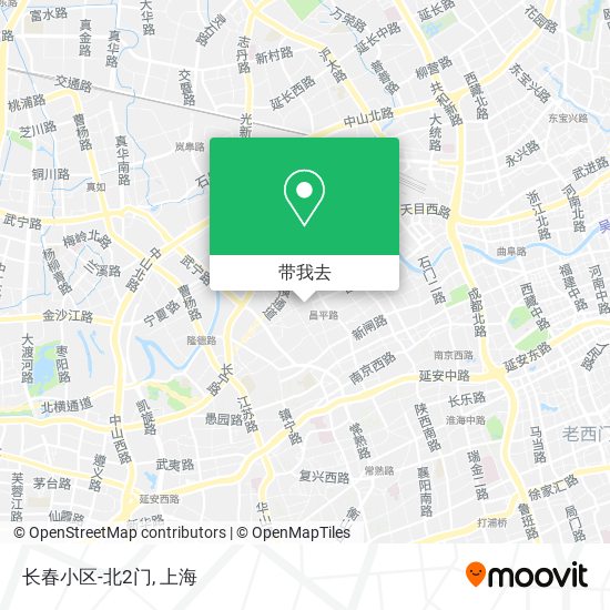 长春小区-北2门地图