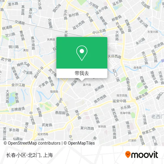 长春小区-北2门地图