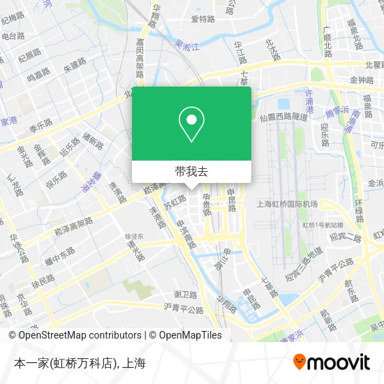 本一家(虹桥万科店)地图
