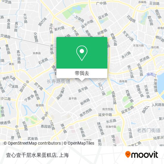 壹心壹千层水果蛋糕店地图