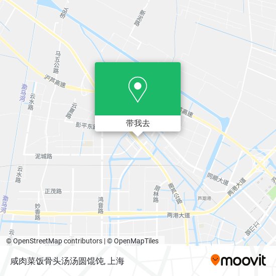 咸肉菜饭骨头汤汤圆馄饨地图