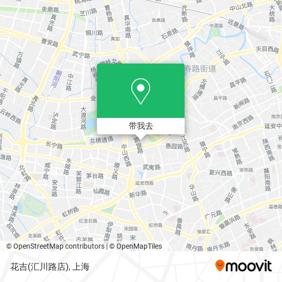 花吉(汇川路店)地图