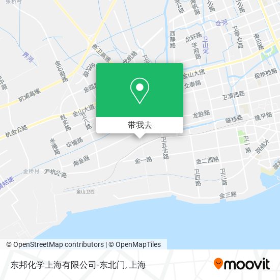 东邦化学上海有限公司-东北门地图