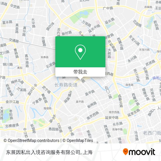 东展因私出入境咨询服务有限公司地图